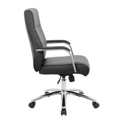 Modern Executive Conference Chair - Boss Office Products Gray 5 Modern Executive Conference Chair - Boss Office Products Gray - Image 3