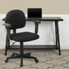 Flash Furniture Mid-Back Black Fabric Swivel Task Office Chair with Adjustable Arms -Office Chairs Sales Shop unnamed file 6807