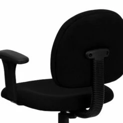 Flash Furniture Mid-Back Black Fabric Swivel Task Office Chair with Adjustable Arms -Office Chairs Sales Shop unnamed file 6811