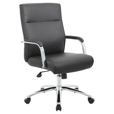 Modern Executive Conference Chair - Boss Office Products Gray 8 Modern Executive Conference Chair - Boss Office Products Gray - Image 6
