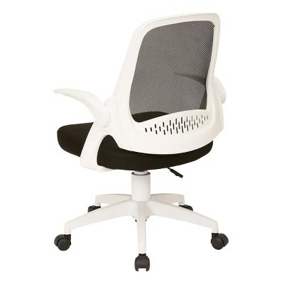 Jackson Office Chair with Flip Arms - OSP Home Furnishings Black 6 Jackson Office Chair with Flip Arms - OSP Home Furnishings Black - Image 4