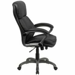 Flash Furniture High Back Black LeatherSoft Executive Swivel Ergonomic Office Chair with Lumbar Support Knob with Arms -Office Chairs Sales Shop unnamed file 6862