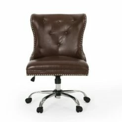 Bedell Contemporary Tufted Swivel Office Chair - Christopher Knight Home Midnight Black/chrome -Office Chairs Sales Shop unnamed file 691