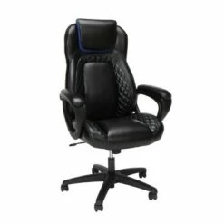 Racing Style Softhread Leather High Back Office Chair - OFM Black -Office Chairs Sales Shop unnamed file 6935