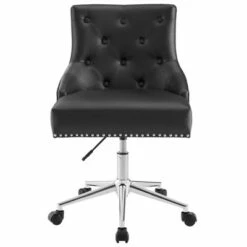 Regent Tufted Button Swivel Faux Leather Office Chair - Modway Black -Office Chairs Sales Shop unnamed file 6986