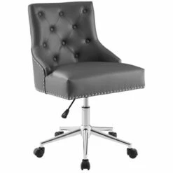 Regent Tufted Button Swivel Faux Leather Office Chair - Modway Black -Office Chairs Sales Shop unnamed file 6991