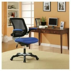 Edge Mesh Back with Leatherette Seat Office Chair - Modway Almond Tan -Office Chairs Sales Shop unnamed file 6998