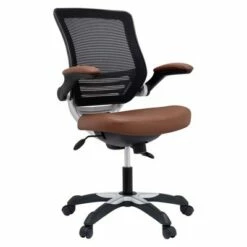 Edge Mesh Back with Leatherette Seat Office Chair - Modway Almond Tan -Office Chairs Sales Shop unnamed file 7001