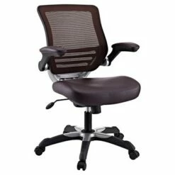 Edge Mesh Back with Leatherette Seat Office Chair - Modway Almond Tan -Office Chairs Sales Shop unnamed file 7003