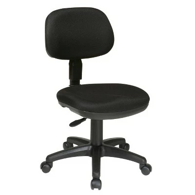 Basic Task Chair - OSP Home Furnishings Burgundy 6 Basic Task Chair - OSP Home Furnishings Burgundy - Image 4