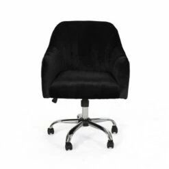 Channeled Glam Velvet Home Office Chair with Swivel Base - Christopher Knight Home Navy Blue/silver Finish 14 Channeled Glam Velvet Home Office Chair with Swivel Base - Christopher Knight Home Navy Blue/silver Finish -Office Chairs Sales Shop unnamed file 707