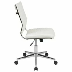 Flash Furniture Mid-Back Armless LeatherSoft Contemporary Ribbed Executive Swivel Office Chair -Office Chairs Sales Shop unnamed file 7076