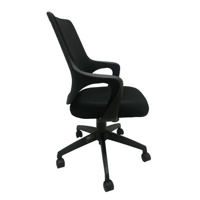 Wesley Mid Back Ergonomic Office Chair Black - X Rocker 3 Wesley Mid Back Ergonomic Office Chair Black - X Rocker