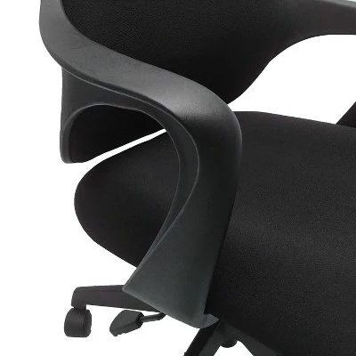 Wesley Mid Back Ergonomic Office Chair Black - X Rocker 4 Wesley Mid Back Ergonomic Office Chair Black - X Rocker - Image 2