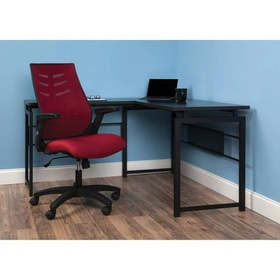 Mid-Back Mesh Office Chair for Computer Desk Burgundy - OFM 7 Mid-Back Mesh Office Chair for Computer Desk Burgundy - OFM - Image 5