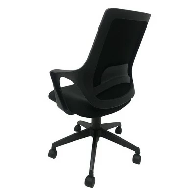 Wesley Mid Back Ergonomic Office Chair Black - X Rocker 5 Wesley Mid Back Ergonomic Office Chair Black - X Rocker - Image 3