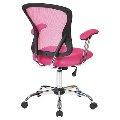 Juliana Task Chair Pink Mesh - OSP Home Furnishings 4 Juliana Task Chair Pink Mesh - OSP Home Furnishings - Image 2