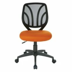 OSP Home Furnishings Screen Back Armless Task Chair - Office Star Orange -Office Chairs Sales Shop unnamed file 7115