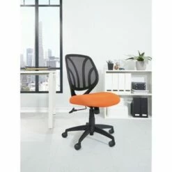 OSP Home Furnishings Screen Back Armless Task Chair - Office Star Orange -Office Chairs Sales Shop unnamed file 7116