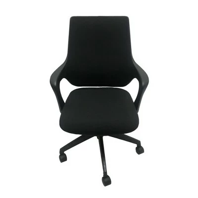 Wesley Mid Back Ergonomic Office Chair Black - X Rocker 6 Wesley Mid Back Ergonomic Office Chair Black - X Rocker - Image 4