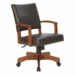 Deluxe Wood Bankers Chair Faux Leather - OSP Home Furnishings Espresso 16 Deluxe Wood Bankers Chair Faux Leather - OSP Home Furnishings Espresso -Office Chairs Sales Shop unnamed file 7154