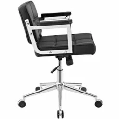 Portray Mid Back Upholstered Vinyl Office Chair - Modway