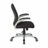 Mesh Seat and Screen Back Managers Chair with Padded Silver Arms Base - OSP Home Furnishings Black 2 Mesh Seat and Screen Back Managers Chair with Padded Silver Arms Base - OSP Home Furnishings Black -Office Chairs Sales Shop unnamed file 7216
