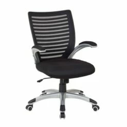 Mesh Seat and Screen Back Managers Chair with Padded Silver Arms Base - OSP Home Furnishings Black 9 Mesh Seat and Screen Back Managers Chair with Padded Silver Arms Base - OSP Home Furnishings Black -Office Chairs Sales Shop unnamed file 7218