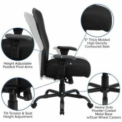 Flash Furniture HERCULES Series 24/7 Intensive Use Big & Tall 400 lb. Rated Black Mesh Multifunction Synchro-Tilt Ergonomic Office Chair 8 Flash Furniture HERCULES Series 24/7 Intensive Use Big & Tall 400 lb. Rated Black Mesh Multifunction Synchro-Tilt Ergonomic Office Chair -Office Chairs Sales Shop unnamed file 7264