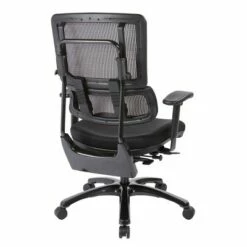 Breathable Vertical Mesh Chair with Steel Fabric Seat Black - OSP Home Furnishings -Office Chairs Sales Shop unnamed file 7270