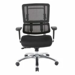 Vertical Mesh Chair with Steel Fabric Seat and Polished Aluminum - OSP Home Furnishings Black 15 Vertical Mesh Chair with Steel Fabric Seat and Polished Aluminum - OSP Home Furnishings Black -Office Chairs Sales Shop unnamed file 7282
