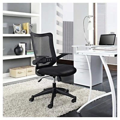 Explorer Midback Office Chair Midnight Black - Modway 6 Explorer Midback Office Chair Midnight Black - Modway - Image 4