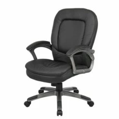 Executive Pillow Top Mid Back Chair Black - Boss Office Products -Office Chairs Sales Shop unnamed file 7316