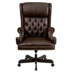 High Back Traditional LeatherSoft Tufted Executive Ergonomic Office Leather Chair Brown - Flash Furniture -Office Chairs Sales Shop unnamed file 7330