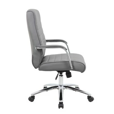 Executive Conference Chair Gray - Boss Office Products 4 Executive Conference Chair Gray - Boss Office Products - Image 2