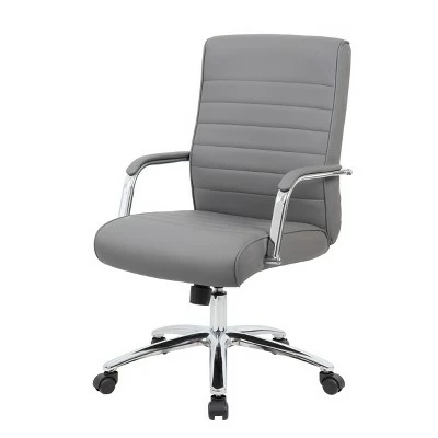 Executive Conference Chair Gray - Boss Office Products 7 Executive Conference Chair Gray - Boss Office Products - Image 5