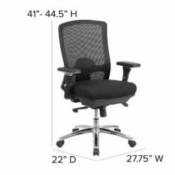 Flash Furniture HERCULES Series 24/7 Intensive Use Big & Tall 350 lb. Rated Black Mesh Multifunction Swivel Ergonomic Office Chair 13 Flash Furniture HERCULES Series 24/7 Intensive Use Big & Tall 350 lb. Rated Black Mesh Multifunction Swivel Ergonomic Office Chair -Office Chairs Sales Shop unnamed file 7400
