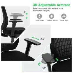Costway High Back Mesh Office Chair Swivel Reclining Task Chair w/Clothes Hanger 16 Costway High Back Mesh Office Chair Swivel Reclining Task Chair w/Clothes Hanger -Office Chairs Sales Shop unnamed file 7431