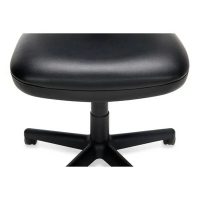 Straton Series Anti-Microbial/Anti-Bacterial Mid-Back Armless Swivel Task Chair Vinyl Black - OFM 9 Straton Series Anti-Microbial/Anti-Bacterial Mid-Back Armless Swivel Task Chair Vinyl Black - OFM - Image 7