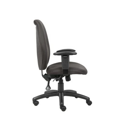 High Back Task Chair with Seat Slider Black - Boss Office Products 4 High Back Task Chair with Seat Slider Black - Boss Office Products - Image 2