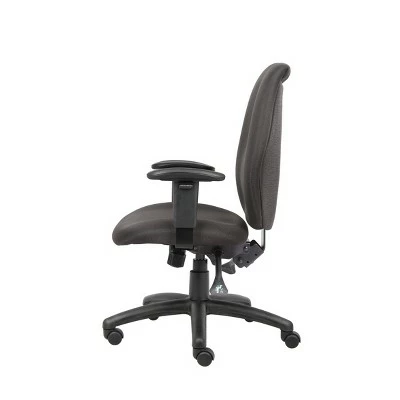 High Back Task Chair with Seat Slider Black - Boss Office Products 5 High Back Task Chair with Seat Slider Black - Boss Office Products - Image 3