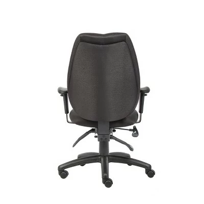High Back Task Chair with Seat Slider Black - Boss Office Products 8 High Back Task Chair with Seat Slider Black - Boss Office Products - Image 6