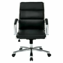 Mid Back Executive Faux Leather Black - OSP Home Furnishings -Office Chairs Sales Shop unnamed file 7494