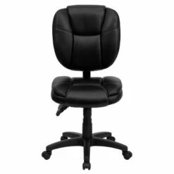 Multi-Functional Ergonomic Swivel Task Chair Black Leather - Flash Furniture -Office Chairs Sales Shop unnamed file 7505