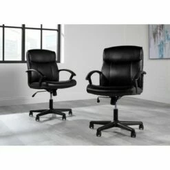 Mid-Back Bonded Leather Chair Black - OFM 16 Mid-Back Bonded Leather Chair Black - OFM -Office Chairs Sales Shop unnamed file 7527