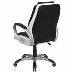 Executive Swivel Office Chair Black and White Leather - Flash Furniture -Office Chairs Sales Shop unnamed file 7558