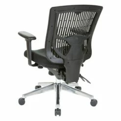 OSP Home Furnishings Contoured Plastic Back Manager's Chair - OSP Home Gray -Office Chairs Sales Shop unnamed file 7636