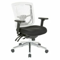 OSP Home Furnishings Contoured Plastic Back Manager's Chair - OSP Home Gray -Office Chairs Sales Shop unnamed file 7641