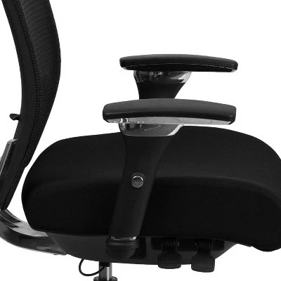 Flash Furniture HERCULES Series 24/7 Intensive Use 300 lb. Rated Multifunction Executive Swivel Ergonomic Office Chair with Seat Slider and Adjustable Lumbar 5 Flash Furniture HERCULES Series 24/7 Intensive Use 300 lb. Rated Multifunction Executive Swivel Ergonomic Office Chair with Seat Slider and Adjustable Lumbar - Image 3