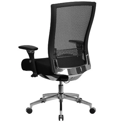 Flash Furniture HERCULES Series 24/7 Intensive Use 300 lb. Rated Multifunction Executive Swivel Ergonomic Office Chair with Seat Slider and Adjustable Lumbar 6 Flash Furniture HERCULES Series 24/7 Intensive Use 300 lb. Rated Multifunction Executive Swivel Ergonomic Office Chair with Seat Slider and Adjustable Lumbar - Image 4